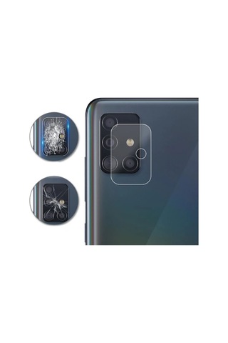 Samsung Uyumlu Galaxy M31s Zore Nano Kamera Koruyucu Renksiz