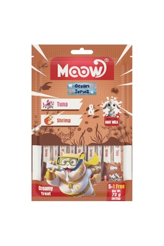 Moow En Yeni Mix Karışık Keçi Sütlü Kedi Krema Ödülü 12 Gr X 48 Adet
