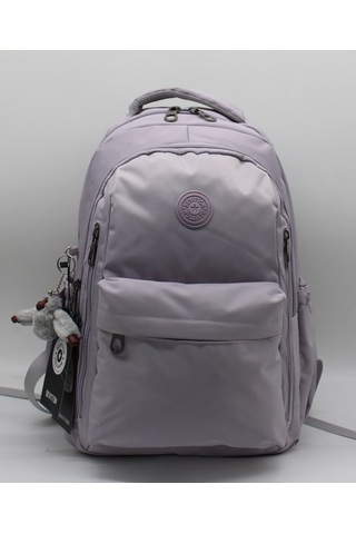 Modern Günlük Okul Sırt Çantası Suya Dayanıklı Unisex Okul Çantası 2500 Lavanta Lila
