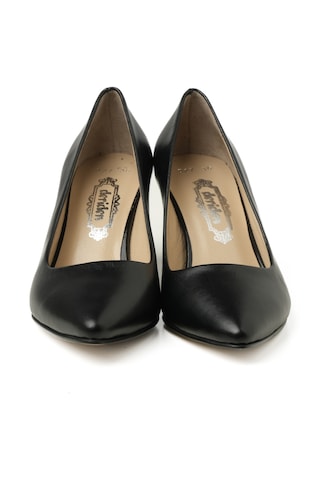 Topuklu/ Stiletto Kadın Rc-4005 Deriden Siyah Siyah