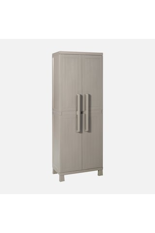 Çok Amaçlı Balkon Bahçe Kiler Plastik Dolap 65X37X173