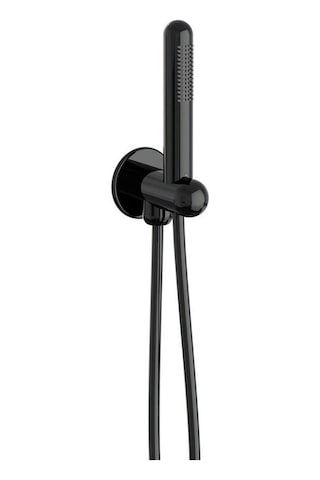 VitrA Liquid 1F El Duşu Takımı Parlak Siyah A4279639 Siyah