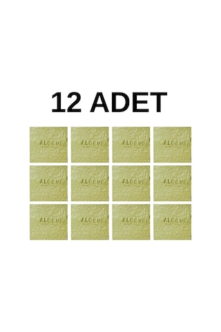 12'li Set Doğal Bitkiözlü Kalıp Sabun Sidr Sabunu
