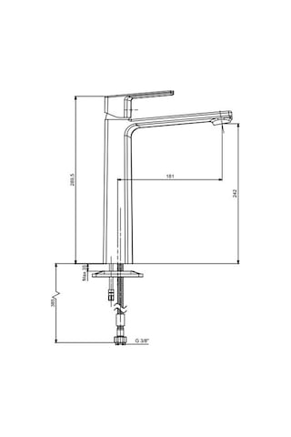Eca Royal 102188670 Yüksek Tip Lavabo Bataryası