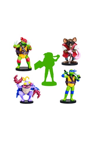 Tmnt Figürlü Kalem Başlığı 5'li Paket Model 3 Nt2040