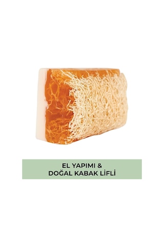 Doğal Kabak Lifli Esek Sütü&Bal Sabunu 100 Gr