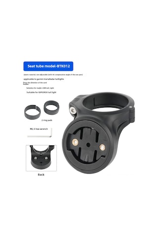 Fosenze Jant Tabanlı Alüminyum Bisiklet Lambası Tutucu, Garmin Varia Serisi Arka Lambaları İçin Uyumlu, Kolay Kurulum Ve Dayanıklı