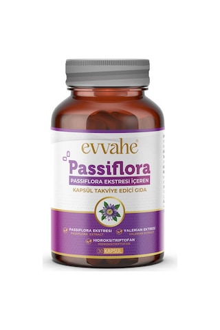 Passiflora Ekstresi İçeren Kapsül Takviye Edici Gıda