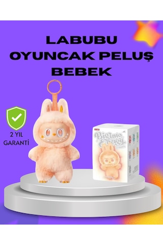 Koleksiyonluk Labubu Figür Kaliteli Peluş Malzeme Yeni Seri Düz Renkli