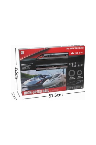 Ceren Ctoys Hızlı Tren 1:43 Sesli Işıklı 21 Parça 1801a-14