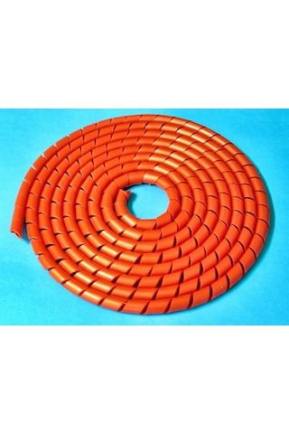 Helezon Pano Kablo Toplama Spiral No 2- 8 Mm Rulo Kırmızı 100 Mt