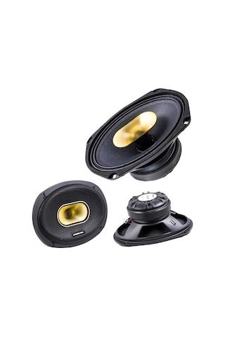 For-x Oto Hoparlör Oval 6x9 250w Rms 80w Mıdrange 2 Adet For-x Xmd-69h
