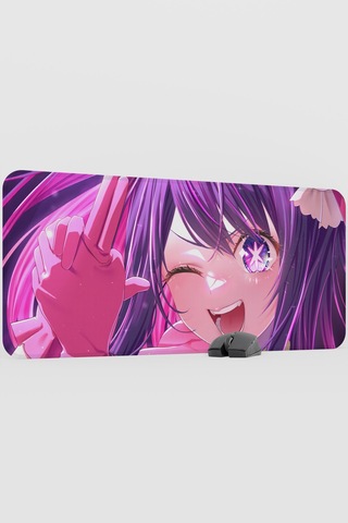 Oshi No Ko Anime V3 - 90x40 Xxl Gaming Kauçuk Kaymaz Taban Mouse Pad Fare Altlığı
