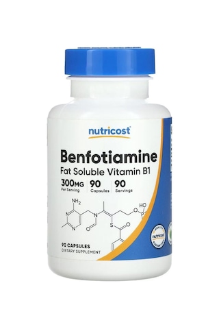 Nutricost Benfotiamin 300 Mg 90 Kapsül - Dmm00147