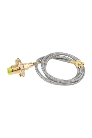 Homyl Kamp Ocağı Yüksek Basınçlı Propan Hortumu Ve Düz 102cm Gümüş