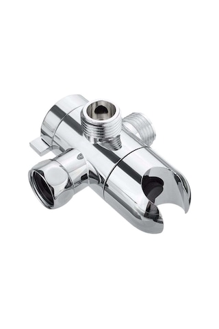 Monyee G1/2 Bağlantılı 3 Yönlü Duş Akış Kontrol Valfi, Abs Malzeme, Pimli Chrome, El Ve Sabit Duş Başları Arasında Geçiş, Banyo Tesisatı Yer Değiştirme Parçası Diğer