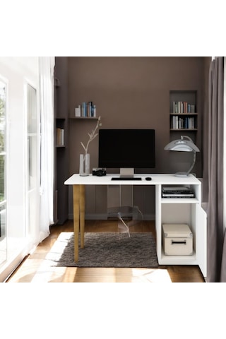Çocuk Çalışma Masası Ahşap Ayaklı 120x45x73