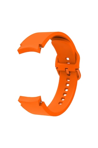 Kilifone - Samsung Watch 4 40mm 20mm Uyumlu - Kordon Silikon Kordon - Krd-50 - Siyah - T19020