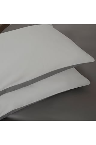 Bettıe %100 Pamuk King Size Nevresim Seti 230x220 Cm Koyu Grı/soguk Grı