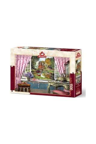 Art Puzzle Penceremdeki Şato 1500 Parça Puzzle