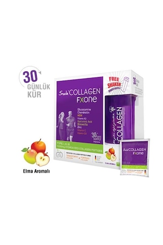 Suda Collagen Fxone Elma Aromalı Takviye Edici Gıda 30 X 13Gr Toz