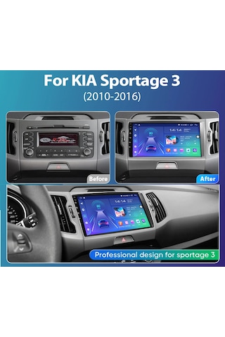 Kia Sportage 2011-2016 Android Multimedya 9 İnc Hd Ips 2/32GB