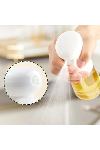 210 Ml Tetikli Sprey Cam Yağ Limon Sos Spreyi Yağ Şişesi Airfryer- Tava Yağdanlık Renkli