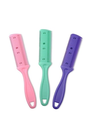 Jiletli Ustura Saç Tarağı Kırık Alma Jiletli Ustura Tarak