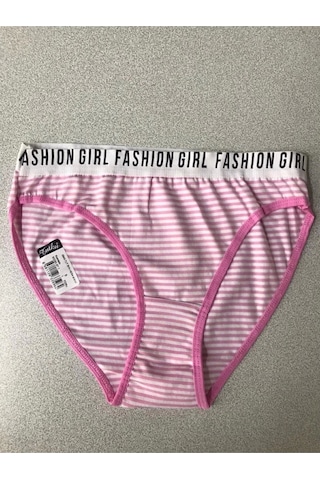 Tutku 12'li Paket Bayan Kadın Desenli Bikini Külot Asorti Kilot Çok Renkli