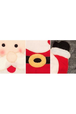 Xindoker Noel Temalı Flanel Tuvalet Kapağı Ve Bati Seti - Renkli Desen Seçenekli Islak Tutmayan Bez Malzeme Çok Renkli