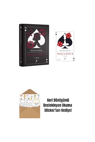 Maça Kızı 8 - 4. Kitap Ciltli + Maça Kızı 8 - 1. Kitap + Okuma Sticker'ları