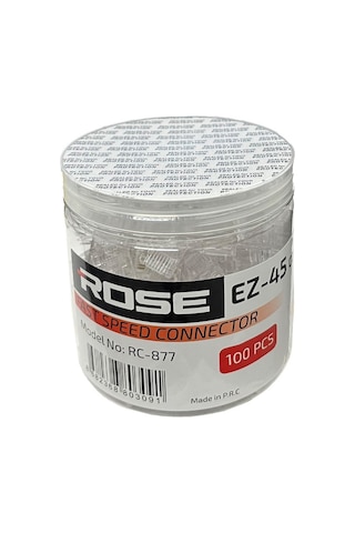 Rose Rc-877 Ez45 100 Adet Yeni Nesil Cat6 Jack