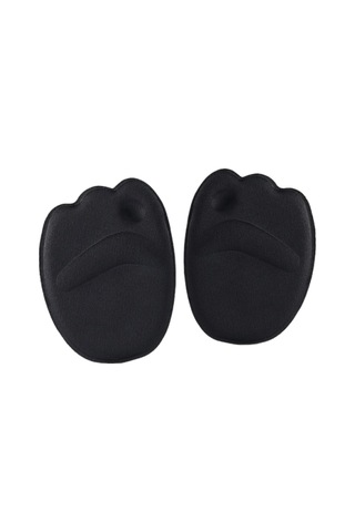 Hangfox Bayan Ön Ayak Ağrısı Önleyici Süper Yumuşak Yarım Numara Ayaklık, Ayakkabı Büyüklüğünü Ayarlama Aleti Siyah Ve Bej, 2 Çift