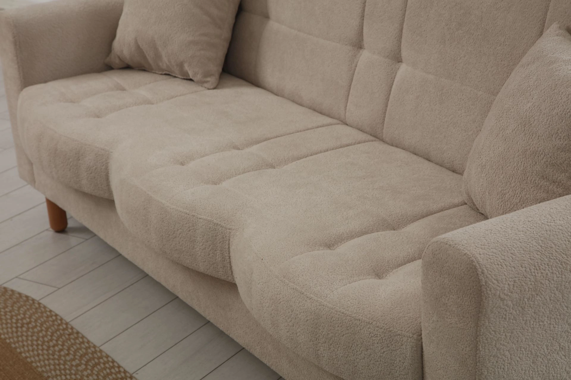 Lotus 3'lü Koltuk Coco03 Bej