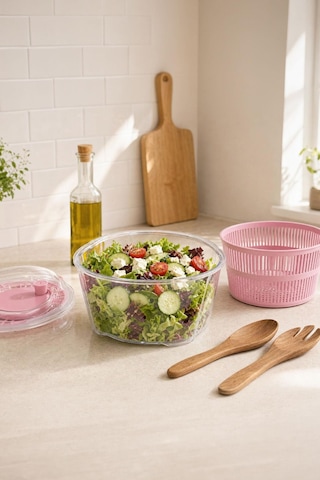 Selka Home Salata Kurutucu 4.4 Lt Pembe