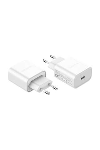Dux Ducıs C50 Pd 20W Hızlı Şarj Aleti 20W Usb-C Güç Adaptörü (200344199)-Beyaz