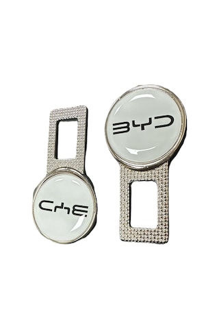 Byd Logolu Ikaz Ses Uyumlu Metal Toka 2 Adet Çift Yönlü Siyah