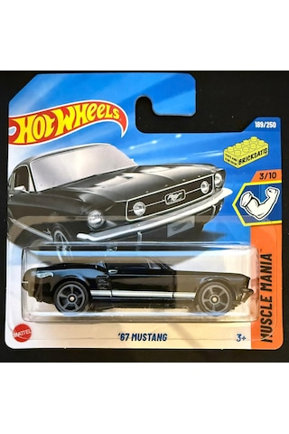 Hot Wheels Tekli Arabalar '67 Mustang Jbb13 Muscle Mania Çok Renkli Hot Wheels Tekli Arabalar '67 Mustang Jbb13 Muscle Mania Çok Renkli