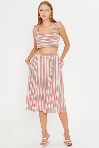 Armonika Kadın Pembe Büstiyer Etek İkili Takım Arm-25y001092 Koyu Lacivert