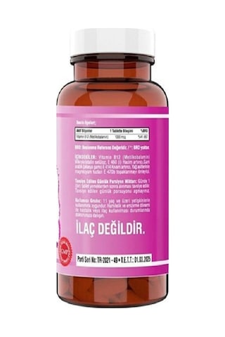 Ncs Vitamin B12 Metilkobalamin 1000mcg 240 Tablets + Hap Kutusu