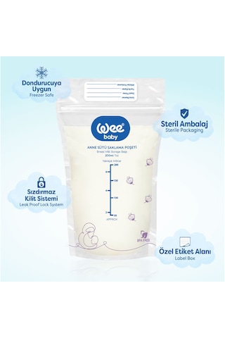 Anne Sütü Saklama Poşeti 20'li
