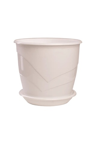 5plast 5,5 L Altlıklı İç Mekan Çiçek Saksısı 339620274