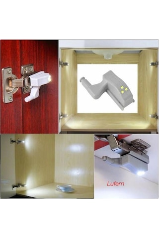 Özel Üretim Dolap İçi Otomatik Aydınlatma Lambası Gardırop Mutfak Dolapları Led Işıklı Sensörlü Çok Renkli