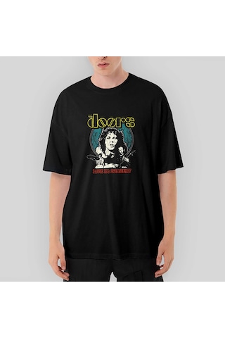 The Doors Live in Concert Oversize Siyah Tişört Siyah