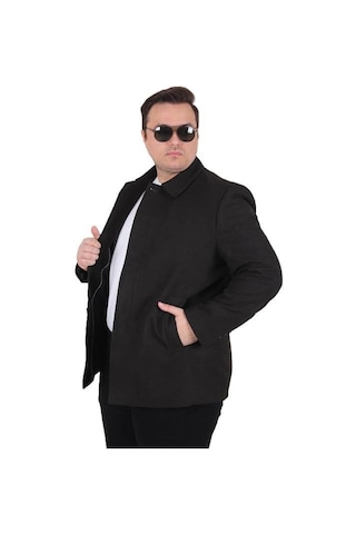 Starbattal Erkek Büyük Beden Kaşmir Kaban 103008 Kahverengi Kahverengi