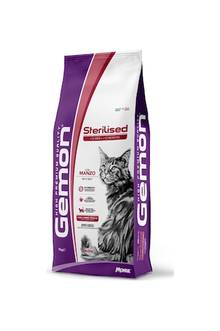 Gemon Sterilised Sığır Etli Kısırlaştırılmış Yetişkin Kedi Maması 7 Kg Gemon Sterilised Sığır Etli Kısırlaştırılmış Yetişkin Kedi Maması 7 Kg