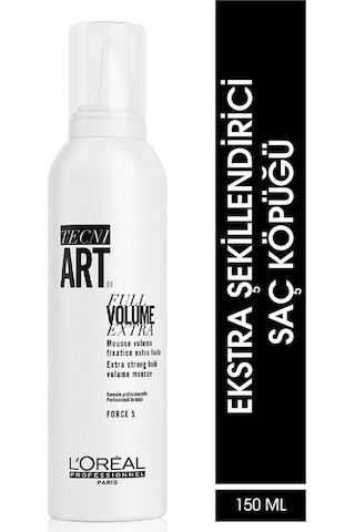 L'Oréal Professionnel Paris Techni Art Full Volume Extra Ekstra Hacimlendirici Saç Köpüğü 250 ML