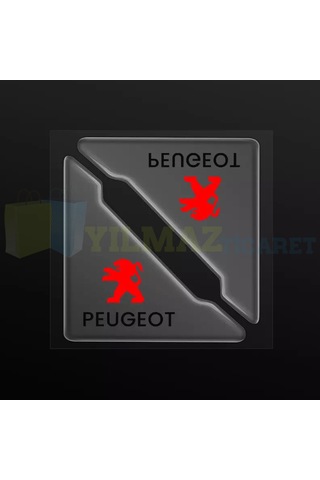 Peugeot Logo Kapı Kenar Köşe Koruyucu Çarpma Çizilme Önleyici