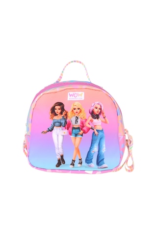 Wow Generation Shine Baskılı Turuncu - Mor Renkli Kız Çocuk Isı Yalıtımlı Okul Beslenme Çantası - W6091