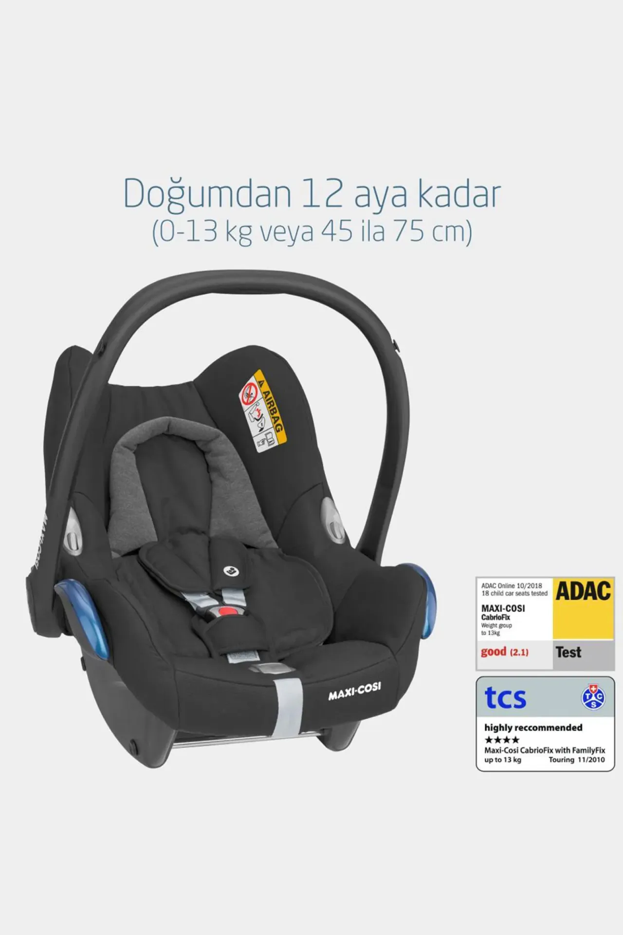 Maxi-cosi Cabrio Fix - Oto Koltuğu 0-13 Kg / Essential Graphite